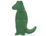 Houten puzzel 1 jaar krokodil