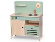 Houten kinderkeuken mint