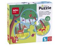 Trio puzzel dieren