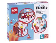 Trio puzzel beroepen