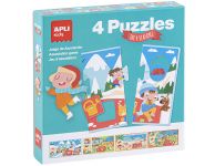 Puzzels zoek en vind seizoenen