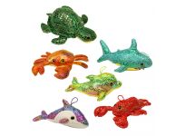 Glitter knuffel oceaandieren