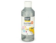 Glitterverf zilver
