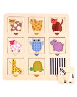 Dieren patroon puzzel