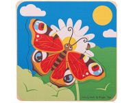 Lifecycle Layer Puzzle - Butterfly