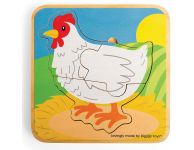 Lifecycle Layer Puzzle - Chicken