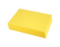 Gekleurd papier geel 120 gr 21x29,5 cm